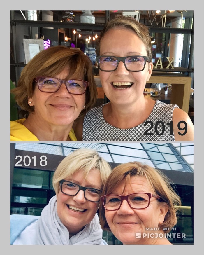Anja in 2019 und 2018